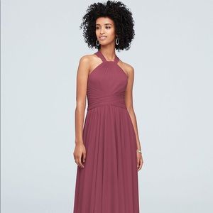 David’s Bridal Bridesmaid Dress - Chianti - F19931